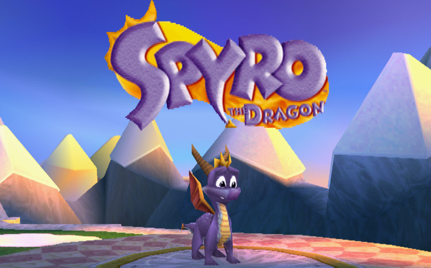 Spyro from Spyro the Dragon – Game Art